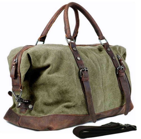 vintage military canvas leather men travel bags carry on luggage bags men duffel bags travel tote large weekend bag overnight 220611
vintage military canvas leather men travel bags carry on luggage bags men duffel bags travel tote large weekend bag overnight 220611