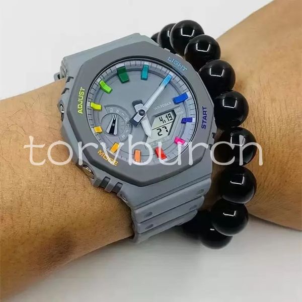 sports quartz digital men's 2100 watch led cold light dual display world time full function automatic hand raise light g series reloj h, Slivery;brown
sports quartz digital men's 2100 watch led cold light dual display world time full function automatic hand raise light g series reloj h, Slivery;brown