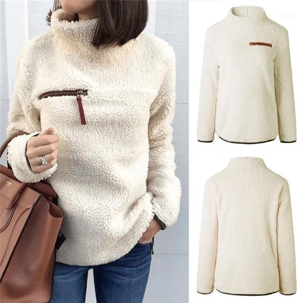 women's sweaters women sweater pullover basic turtleneck knitted with zipper solid high neck jumper long sleeve, White;black
women's sweaters women sweater pullover basic turtleneck knitted with zipper solid high neck jumper long sleeve, White;black
