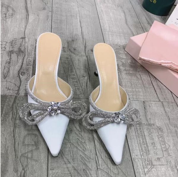 fashion-satin silk crystal embellished double bow mules evening shoes rhinestone stiletto heels women's heel dress shoe ladies heeled, Black
fashion-satin silk crystal embellished double bow mules evening shoes rhinestone stiletto heels women's heel dress shoe ladies heeled, Black