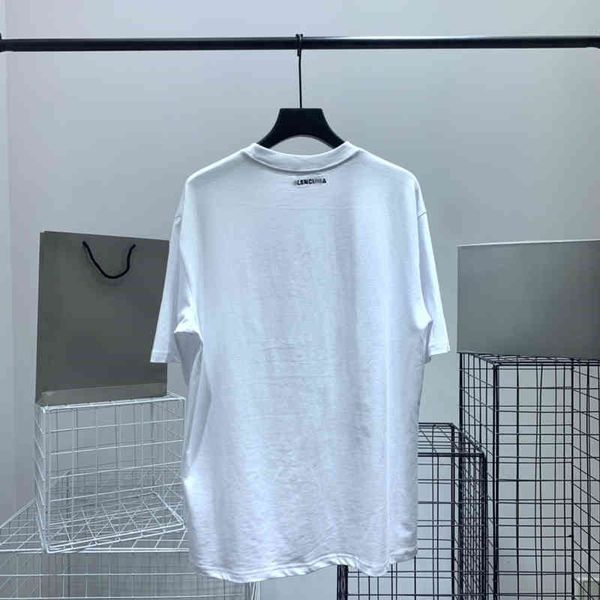european and american designers t shirts balencaigass men's sweaters high version 2022 summer new paris b night elf capsule smilin wax6, White;black
european and american designers t shirts balencaigass men's sweaters high version 2022 summer new paris b night elf capsule smilin wax6, White;black