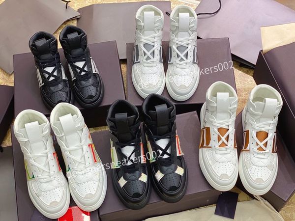 mens women luxurys designers shoes white printed calf leather casual shoe trainers pink blue runner fs201010, Black
mens women luxurys designers shoes white printed calf leather casual shoe trainers pink blue runner fs201010, Black