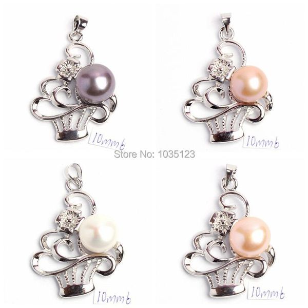 pendant necklaces 10mm pretty natural 4 color freshwater pearl fashion pendants wj141, Silver
pendant necklaces 10mm pretty natural 4 color freshwater pearl fashion pendants wj141, Silver