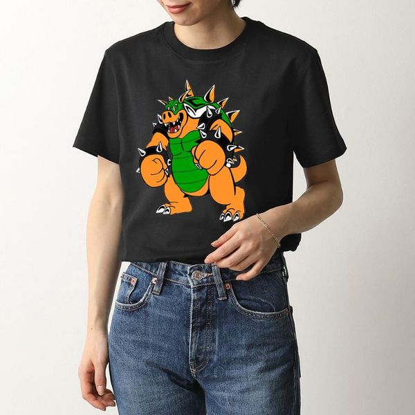women's t-shirt men/women harajuku bowserzilla game monster shirt anime cartoon printed street kawaii casual clothes tees women's, White
women's t-shirt men/women harajuku bowserzilla game monster shirt anime cartoon printed street kawaii casual clothes tees women's, White