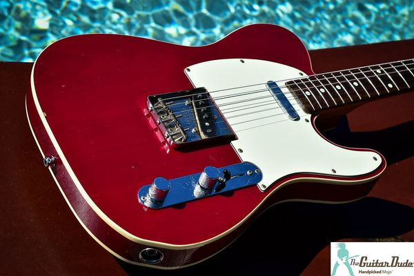 tl-62b-75tx tele custom reissue - 2004 trans red - rare alder body electric guitar
tl-62b-75tx tele custom reissue - 2004 trans red - rare alder body electric guitar