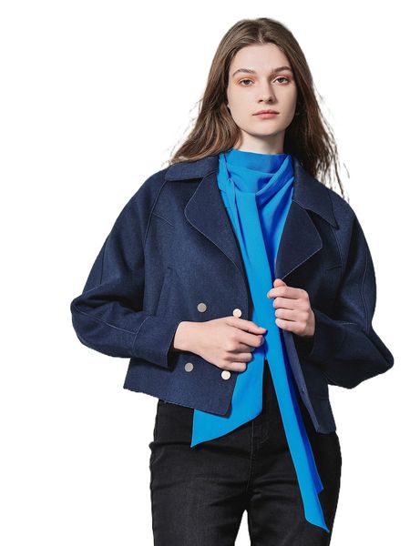 motf premium press button handmade wool jacket b5bv#, Black
motf premium press button handmade wool jacket b5bv#, Black