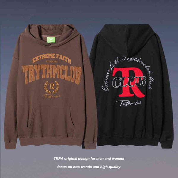 tkpa american street flocking letter embroidery hoodie for men and women leisure ins couple, Black
tkpa american street flocking letter embroidery hoodie for men and women leisure ins couple, Black