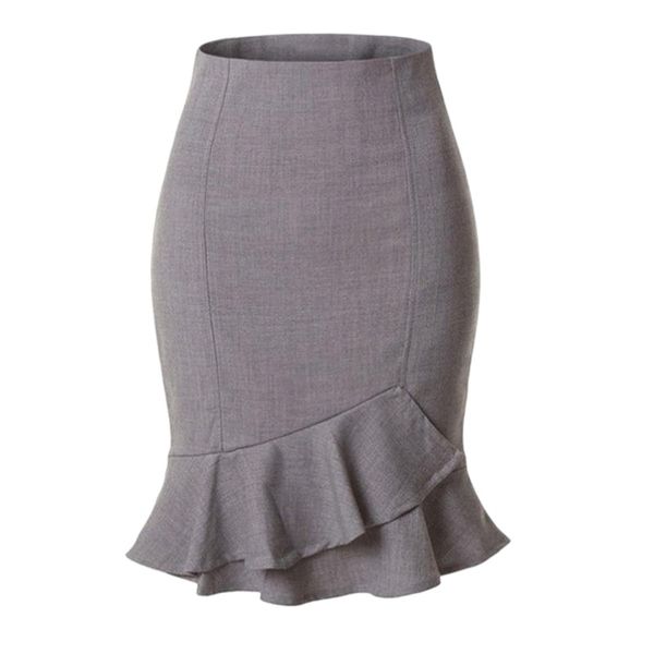women skirts fashion high-rise slim ruffled skirt for femme spring summer vintage split stretchy female g8hw#, Black
women skirts fashion high-rise slim ruffled skirt for femme spring summer vintage split stretchy female g8hw#, Black