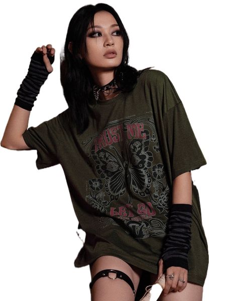 romwe x ashley baxter dark academia letter butterfly graphic drop shoulder tee l0jd#, White
romwe x ashley baxter dark academia letter butterfly graphic drop shoulder tee l0jd#, White