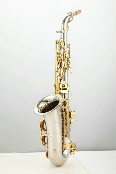 brand new sax wo37 alto saxophone nickel plated gold key professional super play sax mouthpiece with case
brand new sax wo37 alto saxophone nickel plated gold key professional super play sax mouthpiece with case