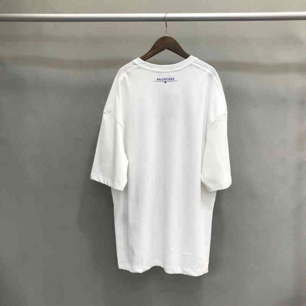 2022 designer bal t shirt spring and summer new contrast bb slogan t-shirt men's women's same large loose short sleeved t-shirt td, White;black
2022 designer bal t shirt spring and summer new contrast bb slogan t-shirt men's women's same large loose short sleeved t-shirt td, White;black
