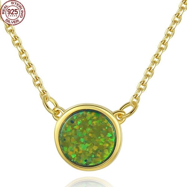 new 18k gold plated 925 sterling silver round pendant necklace for women anniversary elegant collares three color jewelry
new 18k gold plated 925 sterling silver round pendant necklace for women anniversary elegant collares three color jewelry