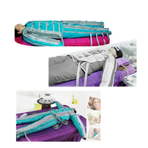 infrared heating sauna air pressure massage lymphatic drainage pressotherapy machine full body suit slimming blanket for salon beauty device, Black;white
infrared heating sauna air pressure massage lymphatic drainage pressotherapy machine full body suit slimming blanket for salon beauty device, Black;white