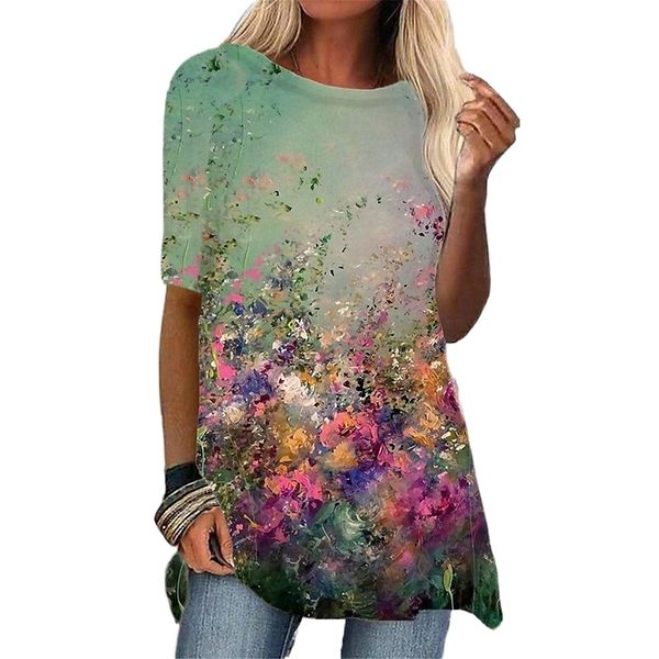 women's t shirt dress tee dress short mini dress green blue red half sleeve floral color gradient print fall summer round neck casual 2, Black;gray
women's t shirt dress tee dress short mini dress green blue red half sleeve floral color gradient print fall summer round neck casual 2, Black;gray