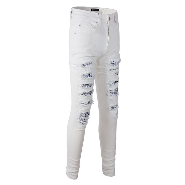 mens jeans designer jeans motorcycle patch jean for man true brand hip hop denim pants rock skinny slim ripped hole letter revival stack sta, Blue
mens jeans designer jeans motorcycle patch jean for man true brand hip hop denim pants rock skinny slim ripped hole letter revival stack sta, Blue