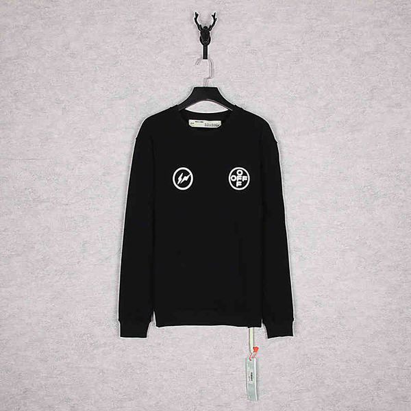 ow off round neck sweater co named fujiwara hiroshi arrow terry bottom shirt for men and women, Black
ow off round neck sweater co named fujiwara hiroshi arrow terry bottom shirt for men and women, Black