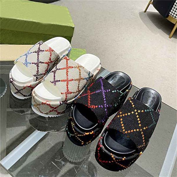 ggity g women designer sandals slides luxury wedge high heel embroidery printed slippers platform rubber shoes, Black
ggity g women designer sandals slides luxury wedge high heel embroidery printed slippers platform rubber shoes, Black