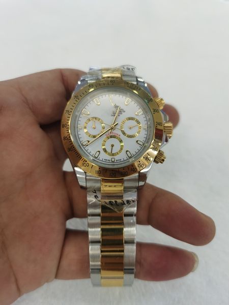 mens automatic mechanical watches sapphire glass 40mm stainless steel sky gold dial solid clasp montre de luxe super luminous waterproof mov, Slivery;brown
mens automatic mechanical watches sapphire glass 40mm stainless steel sky gold dial solid clasp montre de luxe super luminous waterproof mov, Slivery;brown