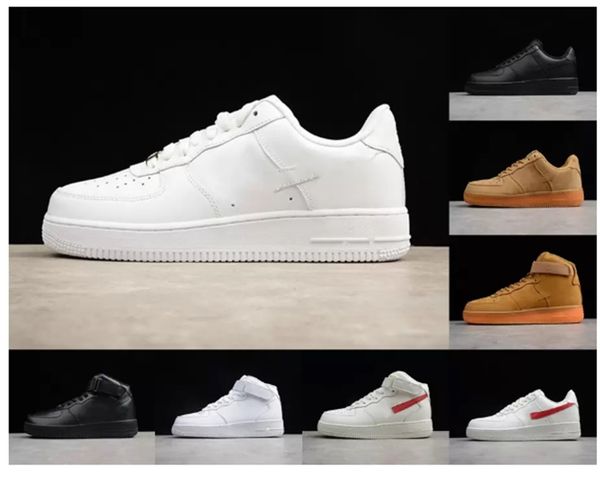 air force 1 af1 men women running shoes casual triple black white low fly skateboarding shoes outdoor walking designers sneakers 36-45, Black;brown
air force 1 af1 men women running shoes casual triple black white low fly skateboarding shoes outdoor walking designers sneakers 36-45, Black;brown