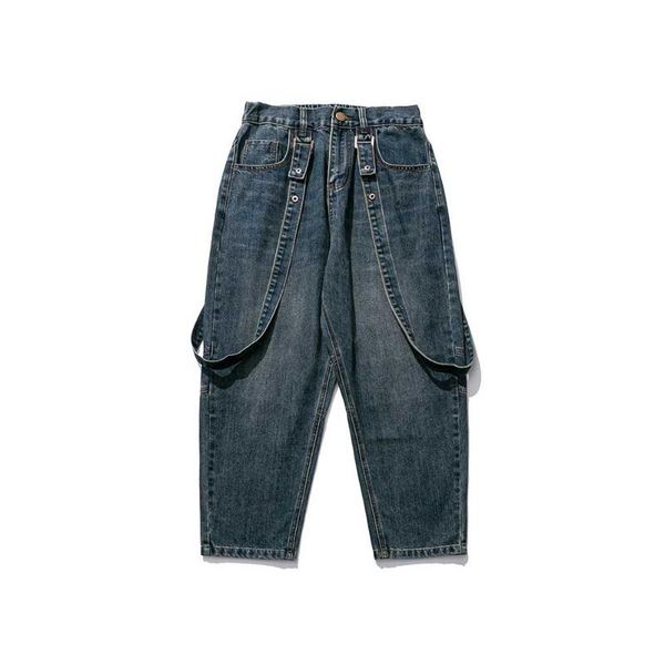 men's jeans vintage baggy men's casual overalls streetwear cargo pants denim japanese style hip hop trousersmen's, Blue
men's jeans vintage baggy men's casual overalls streetwear cargo pants denim japanese style hip hop trousersmen's, Blue