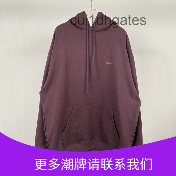 2022 designer blgc hoodies paris aw21 plush lettered front and back printed hoodie loose sweater b home edition, Black
2022 designer blgc hoodies paris aw21 plush lettered front and back printed hoodie loose sweater b home edition, Black