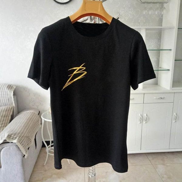 man designer shirt tee button womens casual trendy summer black white for lovers tall slim fit cotton hip hop vintage gold letter print shor, White;black
man designer shirt tee button womens casual trendy summer black white for lovers tall slim fit cotton hip hop vintage gold letter print shor, White;black