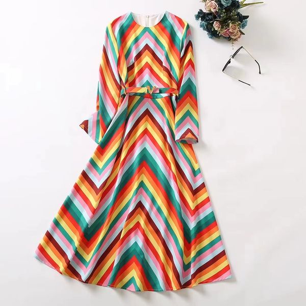 european and american women's summer 2022 new geometric printing round collar and long sleeves slim dresses fashionable belts, Black;gray
european and american women's summer 2022 new geometric printing round collar and long sleeves slim dresses fashionable belts, Black;gray