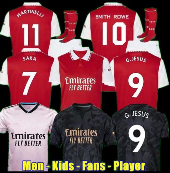 22 23 smith rowe saka soccer jerseys fans player thomas martinelli tierney 2022 2023 football shirt men kids kit sets odegaard nketiah g.jes, Black;yellow
22 23 smith rowe saka soccer jerseys fans player thomas martinelli tierney 2022 2023 football shirt men kids kit sets odegaard nketiah g.jes, Black;yellow
