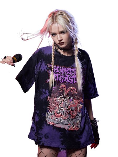 romwe x yoshinikochan punk rock letter skull graphic tie dye tee p0r9#, White
romwe x yoshinikochan punk rock letter skull graphic tie dye tee p0r9#, White