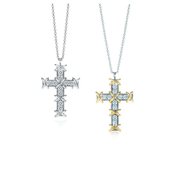 ladies simple s925 sterling silver bracelets cross pendant set with zircon classic collection luxury necklace birthday party gift, Golden;silver
ladies simple s925 sterling silver bracelets cross pendant set with zircon classic collection luxury necklace birthday party gift, Golden;silver