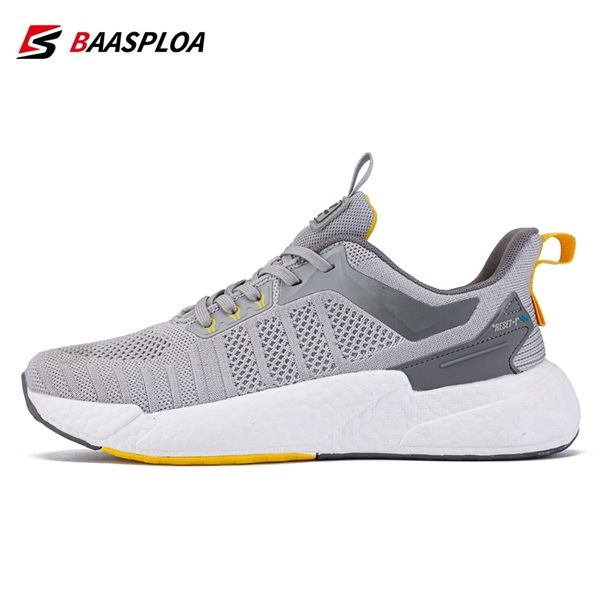 baasploa men sneaker comfortable knit walking shoes breathable fashion anti slip shock absorbing casual 220813, Black
baasploa men sneaker comfortable knit walking shoes breathable fashion anti slip shock absorbing casual 220813, Black
