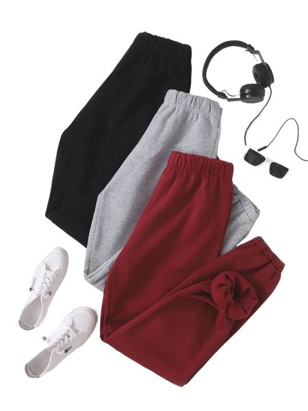 3pcs thermal lined solid sweatpants b58w#, Black;white
3pcs thermal lined solid sweatpants b58w#, Black;white