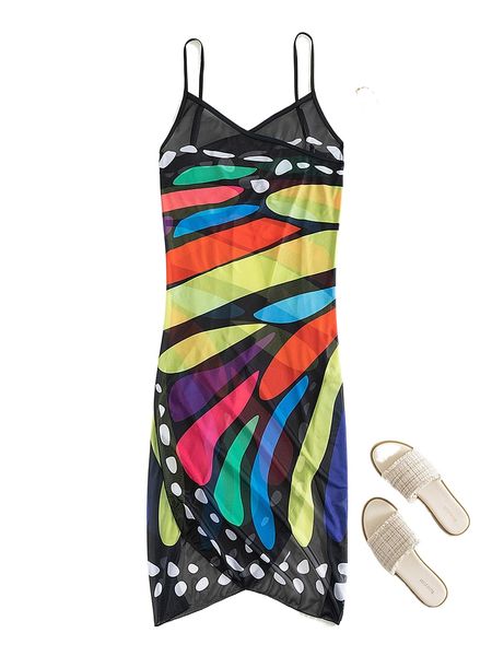 butterfly print mesh versatile wearing kimono f4zl#, White;black 
butterfly print mesh versatile wearing kimono f4zl#, White;black