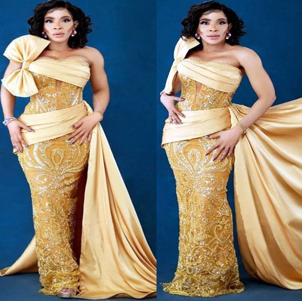 2022 plus size arabic aso ebi gold mermaid stylish prom dresses sequined lace evening formal party second reception birthday engagement gown, Black
2022 plus size arabic aso ebi gold mermaid stylish prom dresses sequined lace evening formal party second reception birthday engagement gown, Black