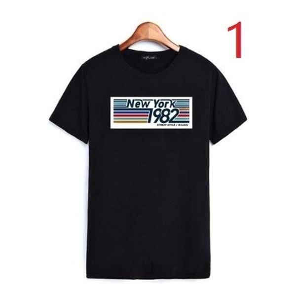 summer short sleeve half men's casual slim t-shirt 220419, White;black
summer short sleeve half men's casual slim t-shirt 220419, White;black