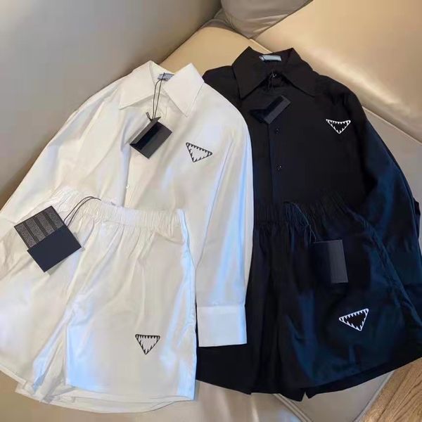 women two piece dress tracksuit blouse shirts and shorts for lady fashion outwears blazers suits letters printed cloth, White
women two piece dress tracksuit blouse shirts and shorts for lady fashion outwears blazers suits letters printed cloth, White