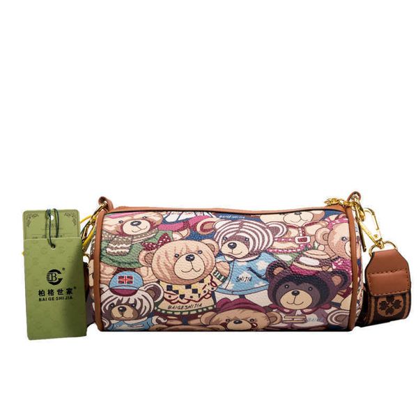 berger family new bear boston canvas women's bag fashion lovely cylinder one shoulder diagonal handbag
berger family new bear boston canvas women's bag fashion lovely cylinder one shoulder diagonal handbag