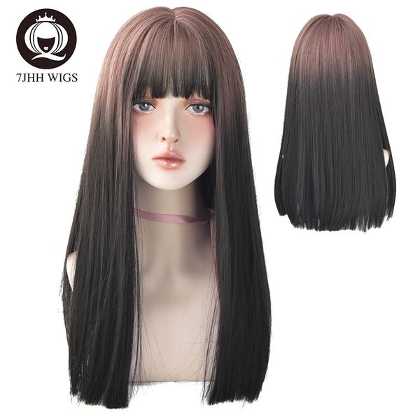 lx brand long remy wig with bangs gradient color synthetic lolita wig for women high temperature wire heat resistant cosplay wigfactory dir, Black
lx brand long remy wig with bangs gradient color synthetic lolita wig for women high temperature wire heat resistant cosplay wigfactory dir, Black