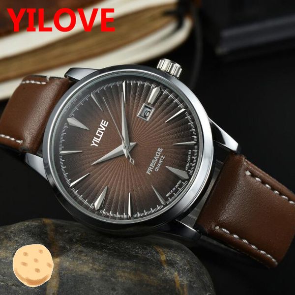 full function mens watches 40mm gift japan quartz sports clock chronograph satch men leather wristwatch, Slivery;brown
full function mens watches 40mm gift japan quartz sports clock chronograph satch men leather wristwatch, Slivery;brown