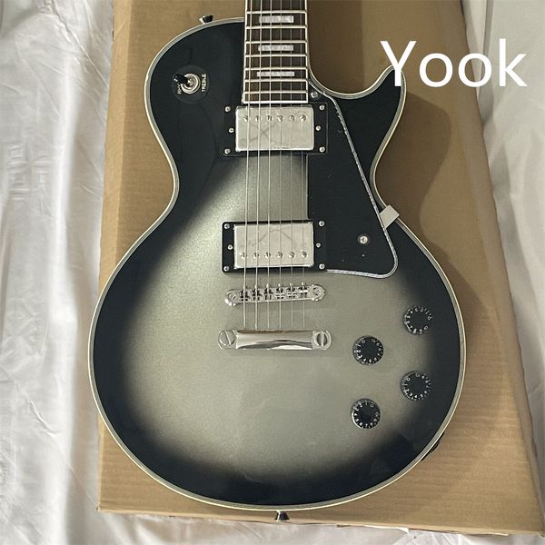 in stock custom lp electric guitar white silver pink black edge can be customized as required guitarra guitars
in stock custom lp electric guitar white silver pink black edge can be customized as required guitarra guitars