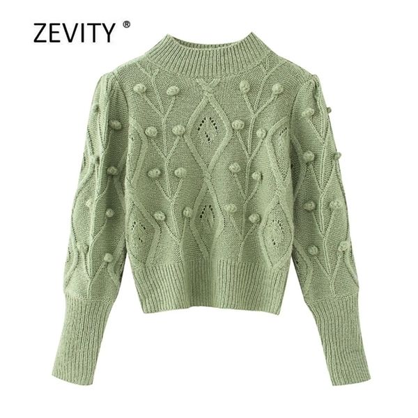 zevity women fashion solid color ball appliques knitting sweater ladies long sleeve casual sweaters chic pullovers lj201126, White;black
zevity women fashion solid color ball appliques knitting sweater ladies long sleeve casual sweaters chic pullovers lj201126, White;black