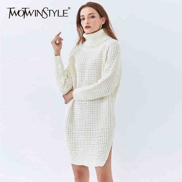 knitted sweater for women turtleneck long sleeve loose oversized thick pullovers sweaters female winter 210423, White;black
knitted sweater for women turtleneck long sleeve loose oversized thick pullovers sweaters female winter 210423, White;black