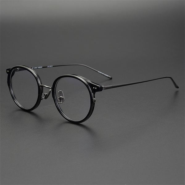 eyeglasses online 75% off pure hand-made artistic spectacle frame men's thickened plate glasses women's round frame wide face tita, White;black
eyeglasses online 75% off pure hand-made artistic spectacle frame men's thickened plate glasses women's round frame wide face tita, White;black
