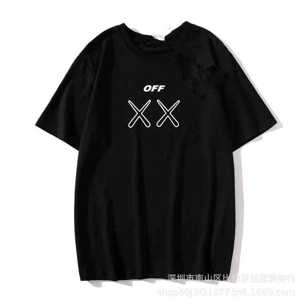 summer doll warning line off letter print round neck versatile casual short t-shirt ow men and women half sleeve ty6c3, White;black
summer doll warning line off letter print round neck versatile casual short t-shirt ow men and women half sleeve ty6c3, White;black