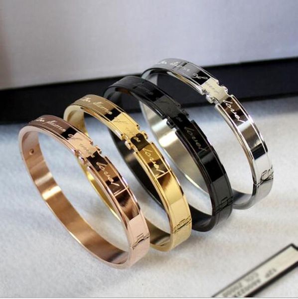 bangle fashion stainless steel bracelet ol style micro mosaic single a zircon charms letter for men women, Black
bangle fashion stainless steel bracelet ol style micro mosaic single a zircon charms letter for men women, Black