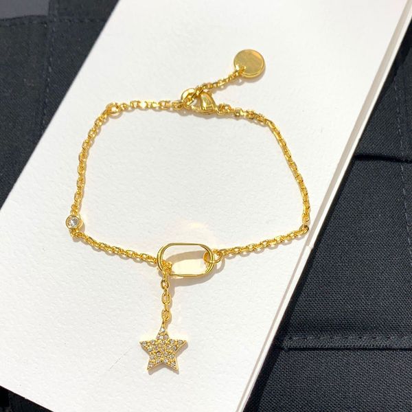 luxury designer bracelet link diamond stars gold metal finish chain bracelets for women white crystals fashion hollow adjustable pendants gi, Black
luxury designer bracelet link diamond stars gold metal finish chain bracelets for women white crystals fashion hollow adjustable pendants gi, Black