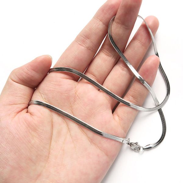 casual gold silver width 3mm stainless steel flat chains necklace waterproof filmy snake chain men jewelry gift various length
casual gold silver width 3mm stainless steel flat chains necklace waterproof filmy snake chain men jewelry gift various length