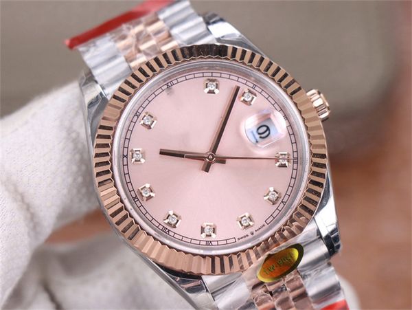 kt factory 41mm 126331 cal a3235 automatic mens watch pink diamonds dial stick mark two tone rose gold steel bracelet watches bracelet gents, Slivery;brown
kt factory 41mm 126331 cal a3235 automatic mens watch pink diamonds dial stick mark two tone rose gold steel bracelet watches bracelet gents, Slivery;brown