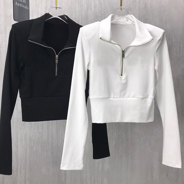 women's polos spring and summer solid color women's silk smooth fabric long sleeve comfortable casual wear, White
women's polos spring and summer solid color women's silk smooth fabric long sleeve comfortable casual wear, White