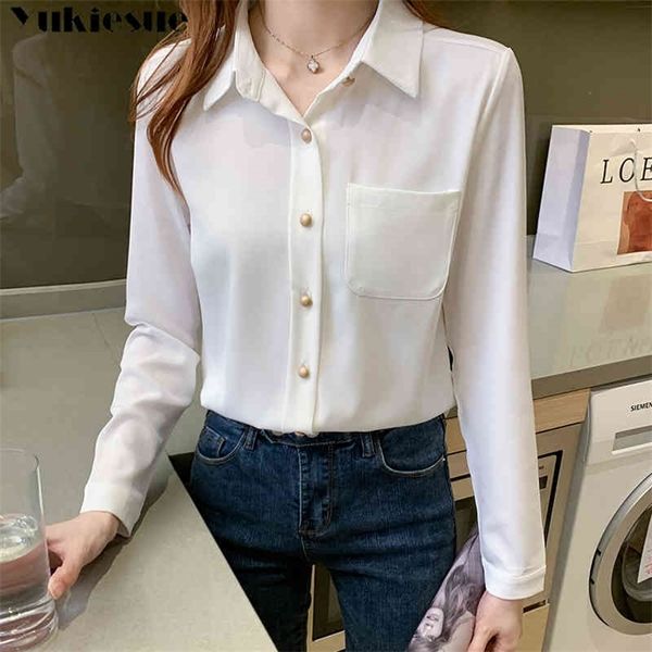 workwear white blouse women elegant ol shirts long sleeve single breasted turn down collar blouses girls plus size 210412
workwear white blouse women elegant ol shirts long sleeve single breasted turn down collar blouses girls plus size 210412